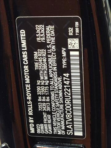 Used 2024 Rolls-Royce Cullinan Black Badge AWD/4WD image 24