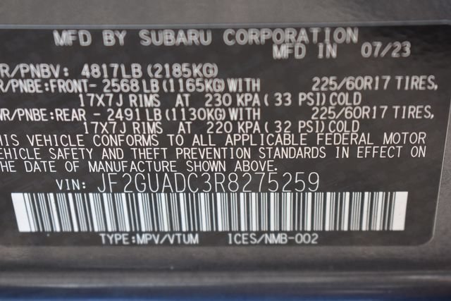 Used 2024 Subaru Crosstrek 2.0i Premium AWD/4WD image 35