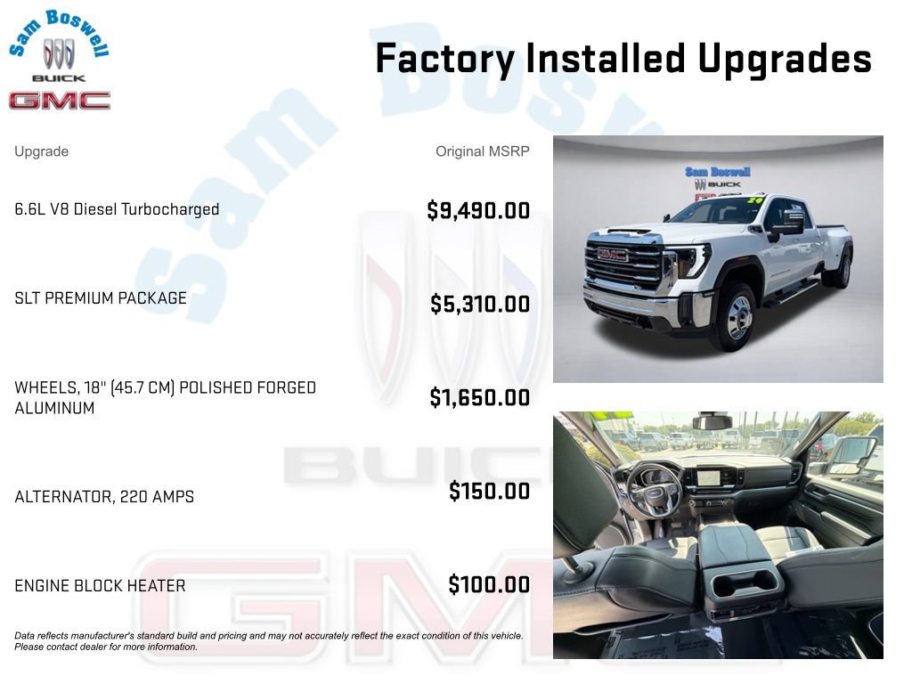 Used 2024 GMC Sierra 3500 SLT w/ SLT Premium Package AWD/4WD image 4
