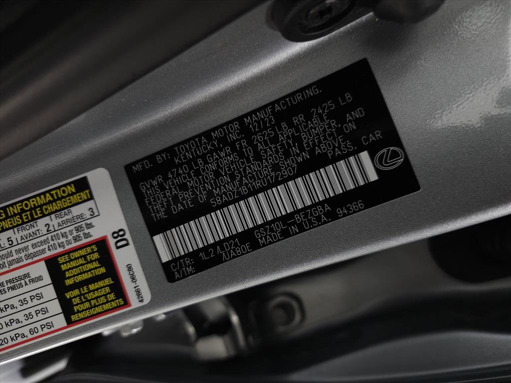 Certified 2024 Lexus ES 350 w/ Premium Package image 31