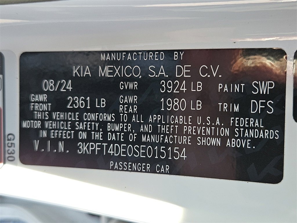 Certified 2025 Kia K4 LX image 26