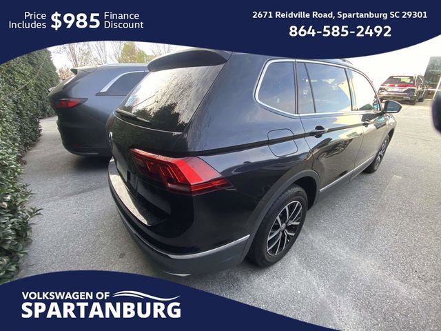 Used 2021 Volkswagen Tiguan SE w/ Panoramic Sunroof Package image 2