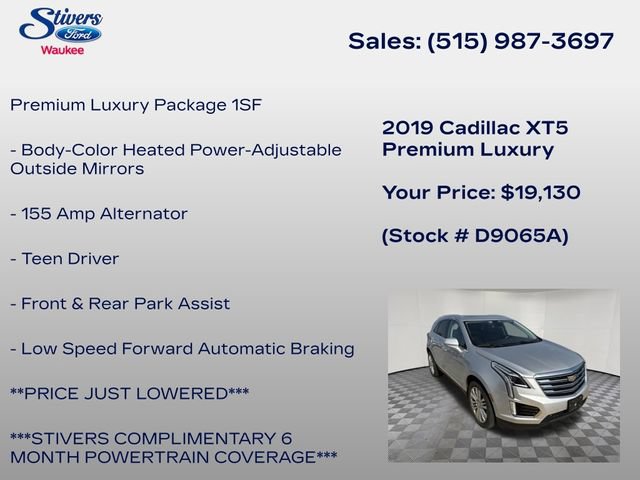 Used 2019 Cadillac XT5 Premium Luxury AWD/4WD image 8