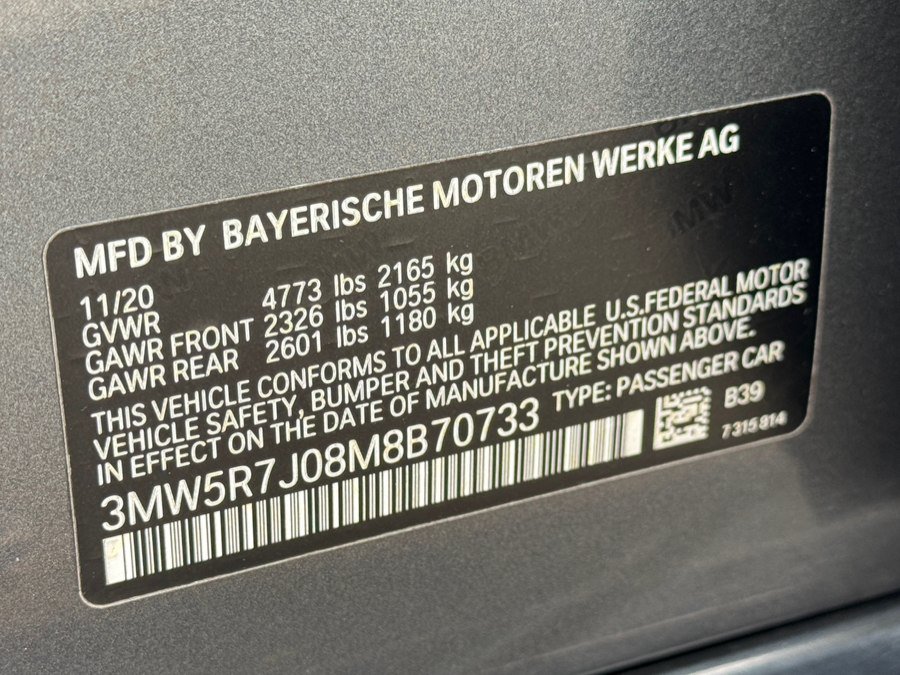 Used 2021 BMW 330i xDrive w/ Driver Assist w/ Premium Package AWD/4WD image 73