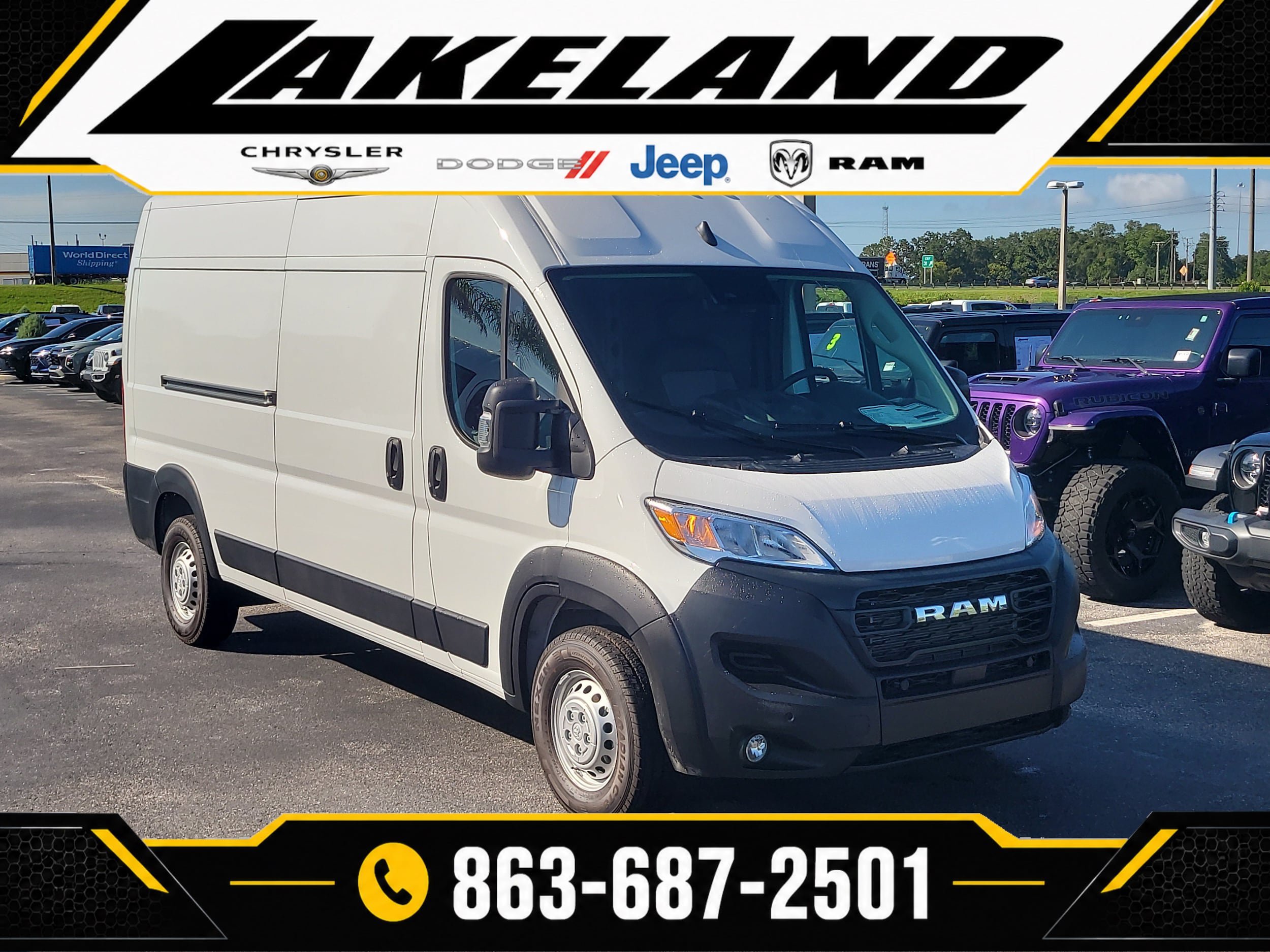 New 2026 RAM ProMaster 3500 w/ Safety Group FWD image 1
