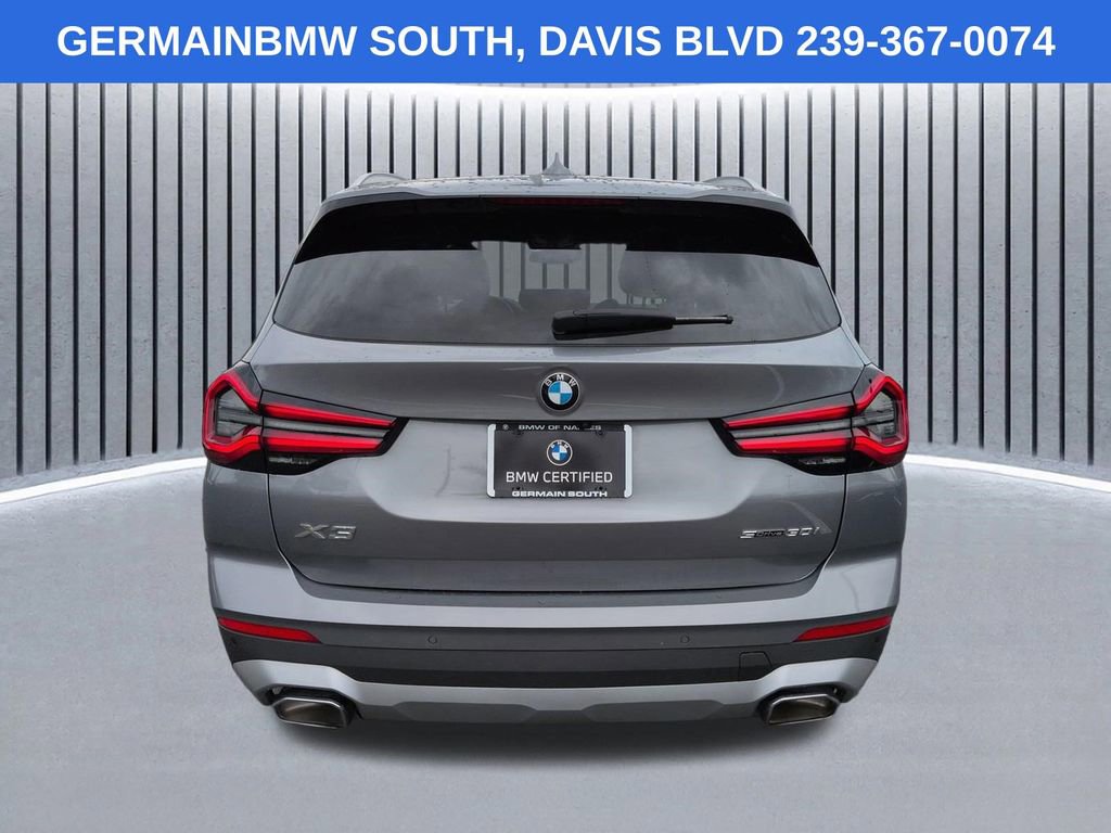 Certified 2024 BMW X3 sDrive30i w/ Convenience Package RWD image 6