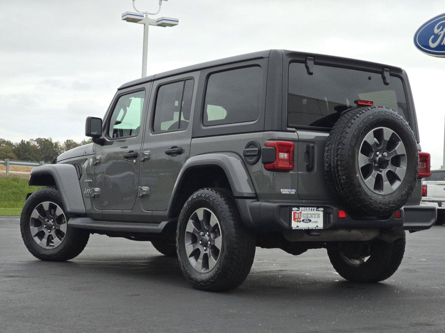Used 2021 Jeep Wrangler Unlimited Sahara w/ Uconnect 4C Nav & Sound Group AWD/4WD image 13