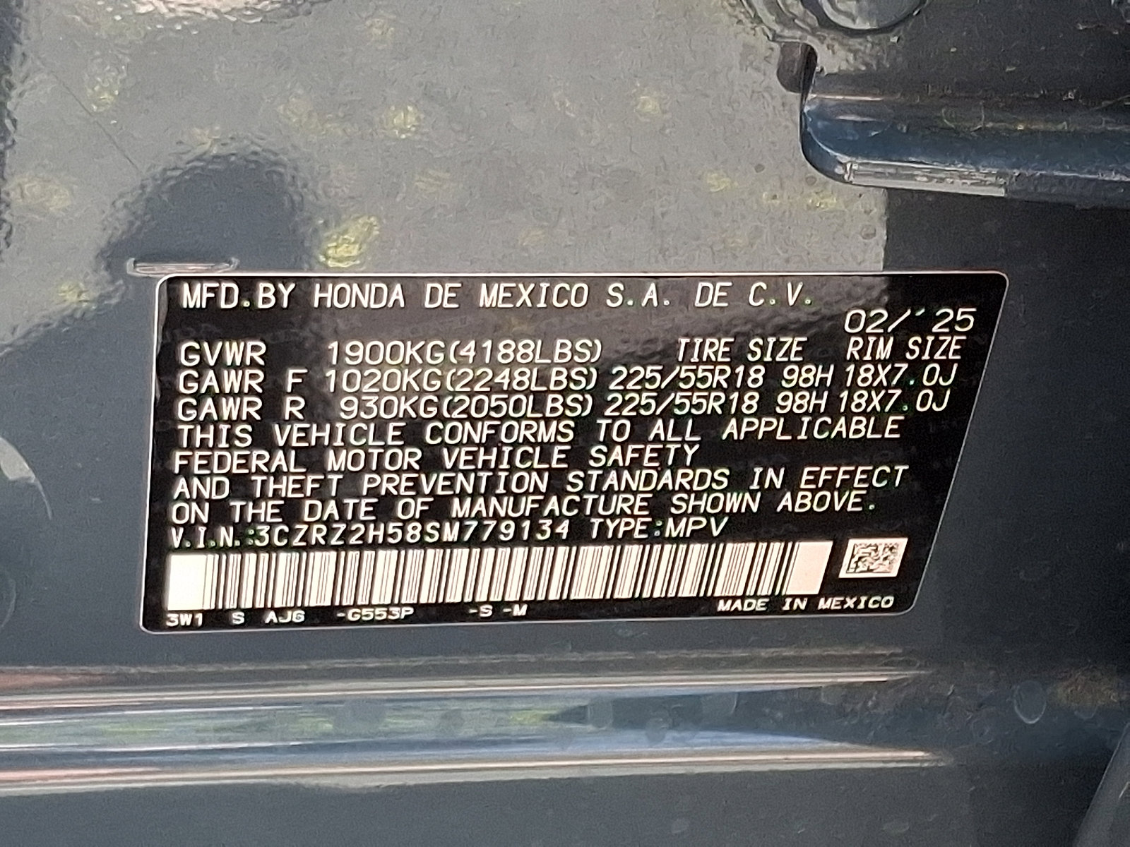 Used 2025 Honda HR-V Sport image 26