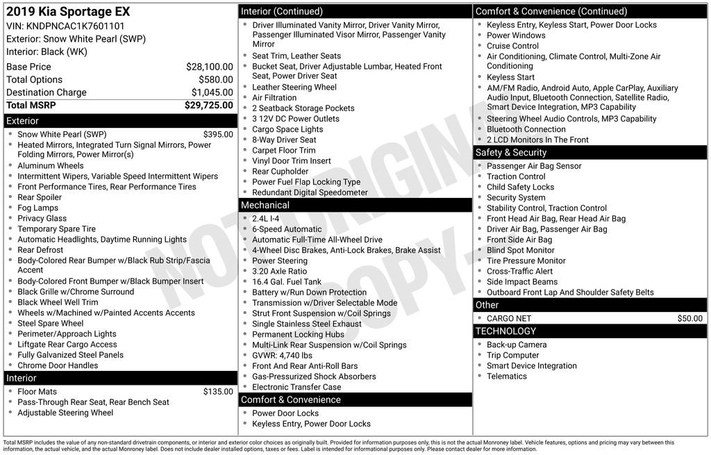 Used 2019 Kia Sportage EX image 4