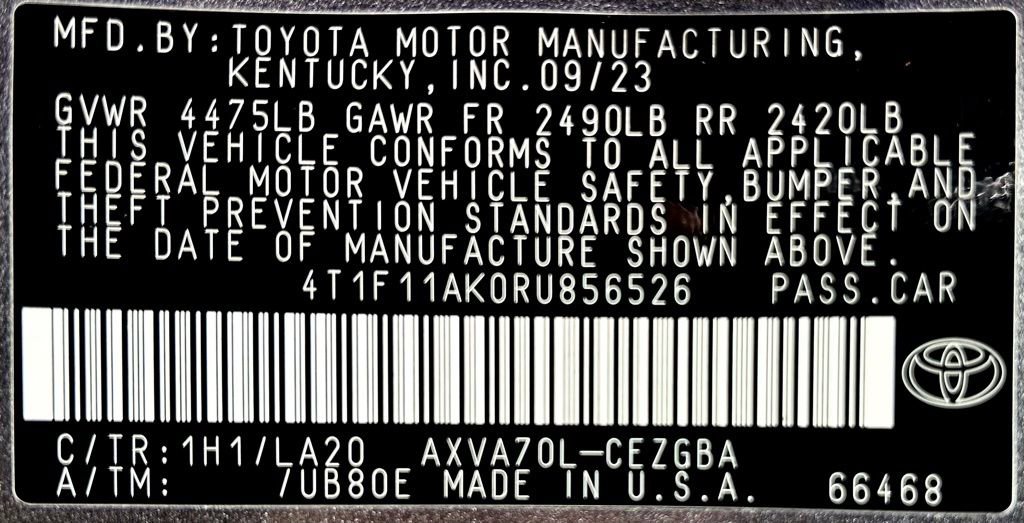 Certified 2024 Toyota Camry XLE w/ Cold Weather Package FWD image 23