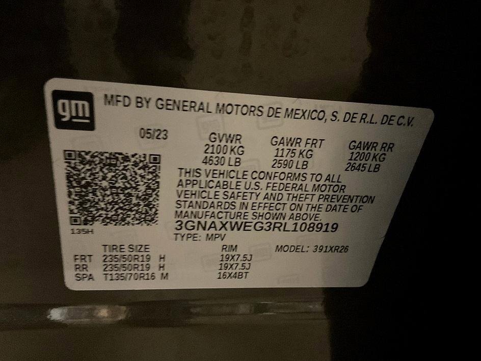 Used 2024 Chevrolet Equinox RS w/ RS Leather Package image 33