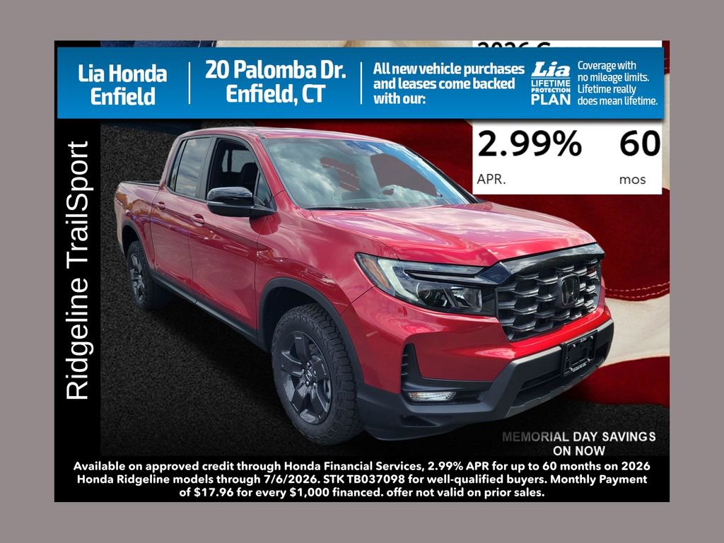 New 2026 Honda Ridgeline TrailSport image 1