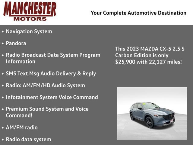 Used 2023 MAZDA CX-5 Carbon Edition image 2