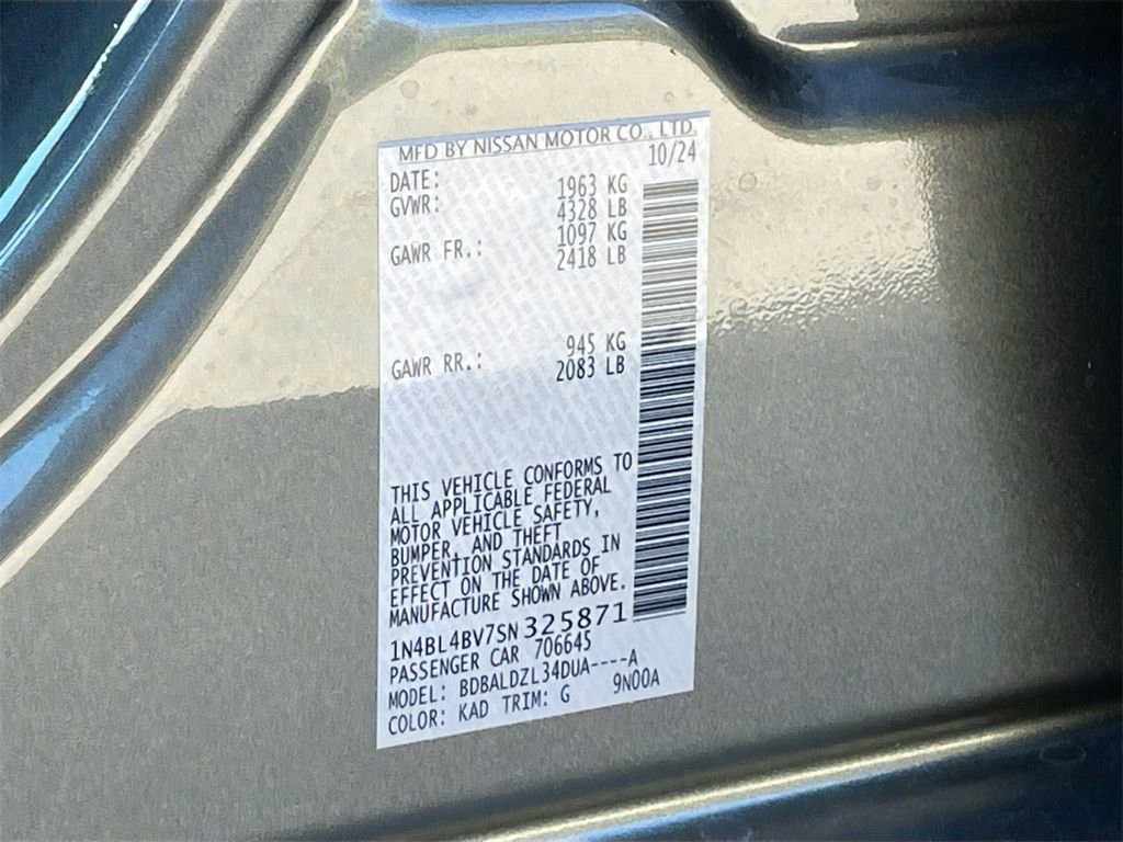 Certified 2025 Nissan Altima 2.5 S image 33