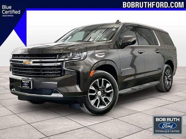 Used 2021 Chevrolet Suburban LT w/ Rear Media and Nav Package