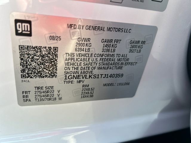 New 2026 Chevrolet Traverse RS w/ LPO, Floor Liner Package image 32