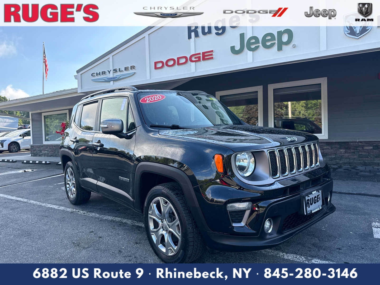 Used 2020 Jeep Renegade Limited w/ UConnect 8.4 Nav Group AWD/4WD image 1