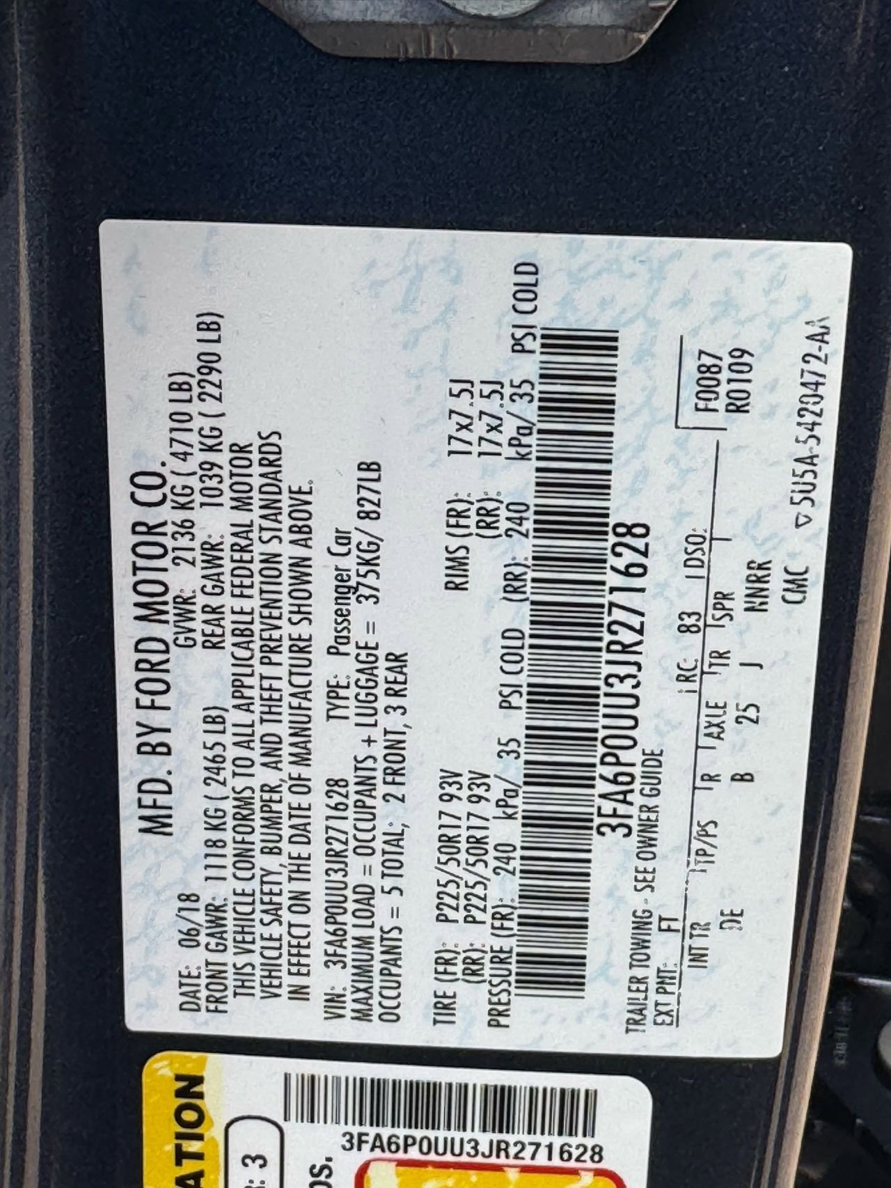 Used 2018 Ford Fusion S FWD image 32