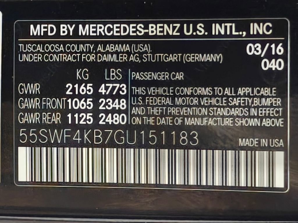 Used 2016 Mercedes-Benz C 300 4MATIC Sedan image 59