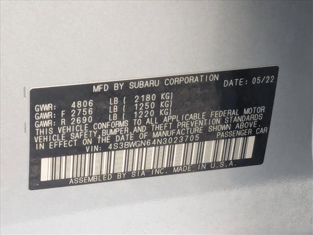 Certified 2022 Subaru Legacy Limited XT image 26