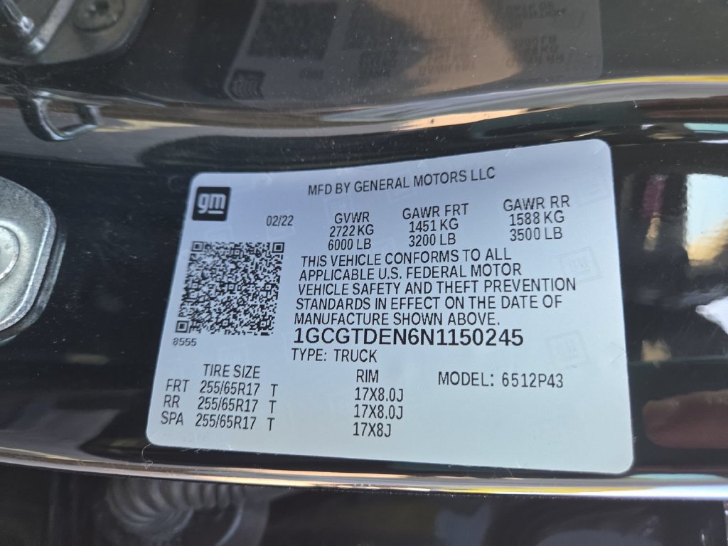 Certified 2022 Chevrolet Colorado Z71 w/ Safety Package AWD/4WD image 22