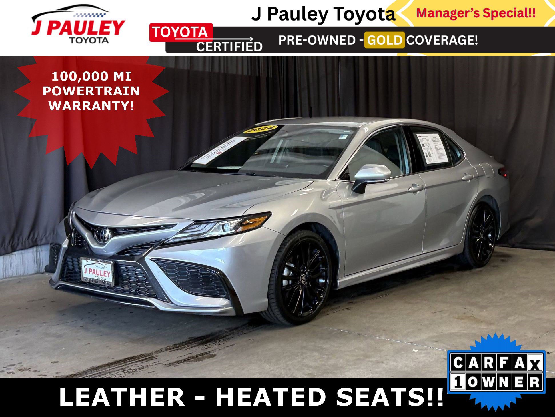 Certified 2024 Toyota Camry XSE FWD image 1