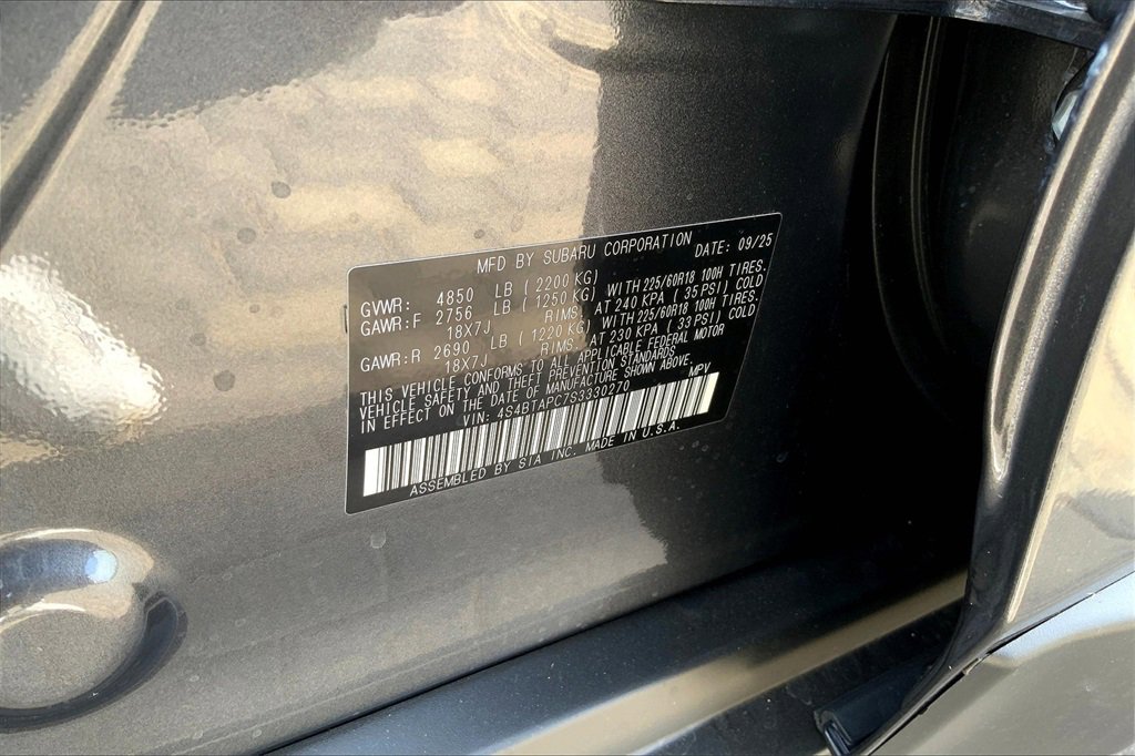 New 2025 Subaru Outback Touring image 8