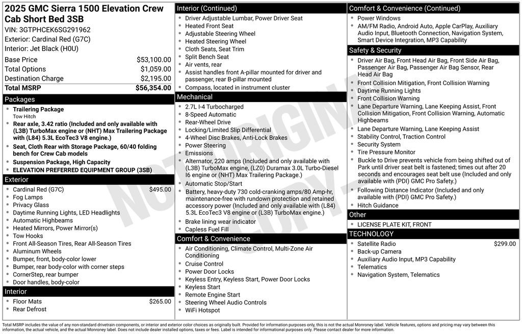 Used 2025 GMC Sierra 1500 Elevation image 26