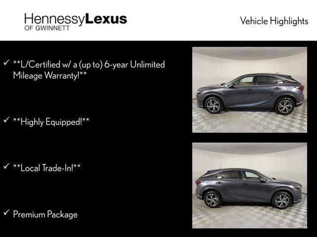 Used 2025 Lexus RX 350 Premium w/ Accessory Package (Z1) image 12