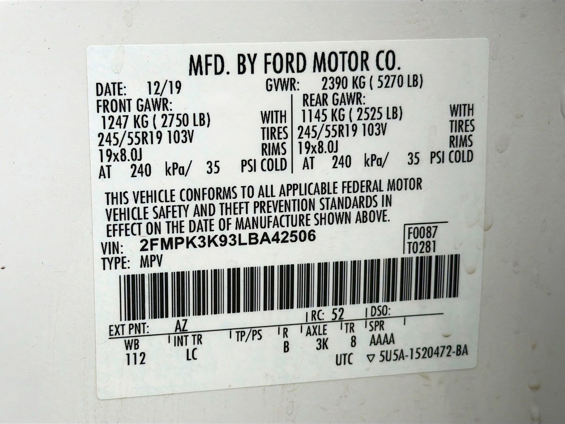 Used 2020 Ford Edge Titanium FWD image 34