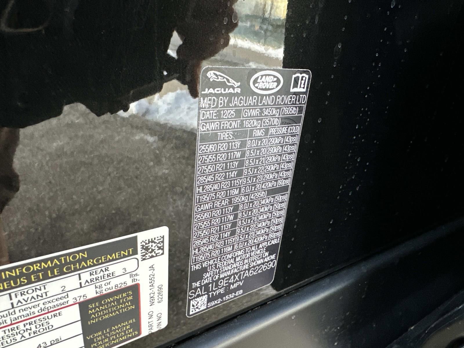 New 2026 Land Rover Range Rover Sport Dynamic SE image 22