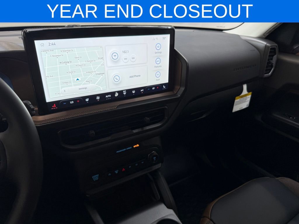 New 2025 Ford Bronco Sport Outer Banks w/ Sasquatch Outer Banks Package image 15