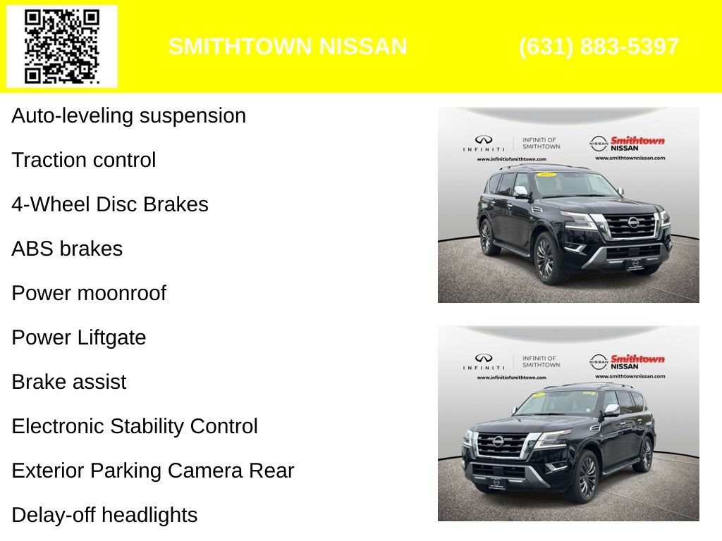 Used 2022 Nissan Armada Platinum w/ Captain's Chairs Package AWD/4WD image 6