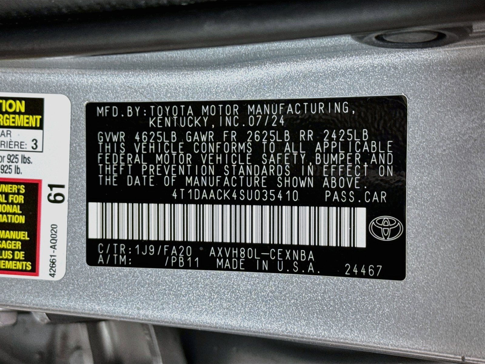Used 2025 Toyota Camry LE FWD image 30