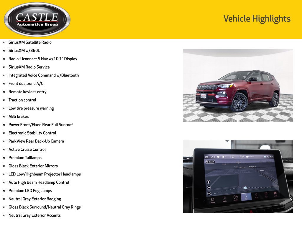 Used 2022 Jeep Compass High Altitude AWD/4WD image 11