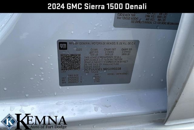 Used 2024 GMC Sierra 1500 Denali w/ Denali Reserve Package image 23