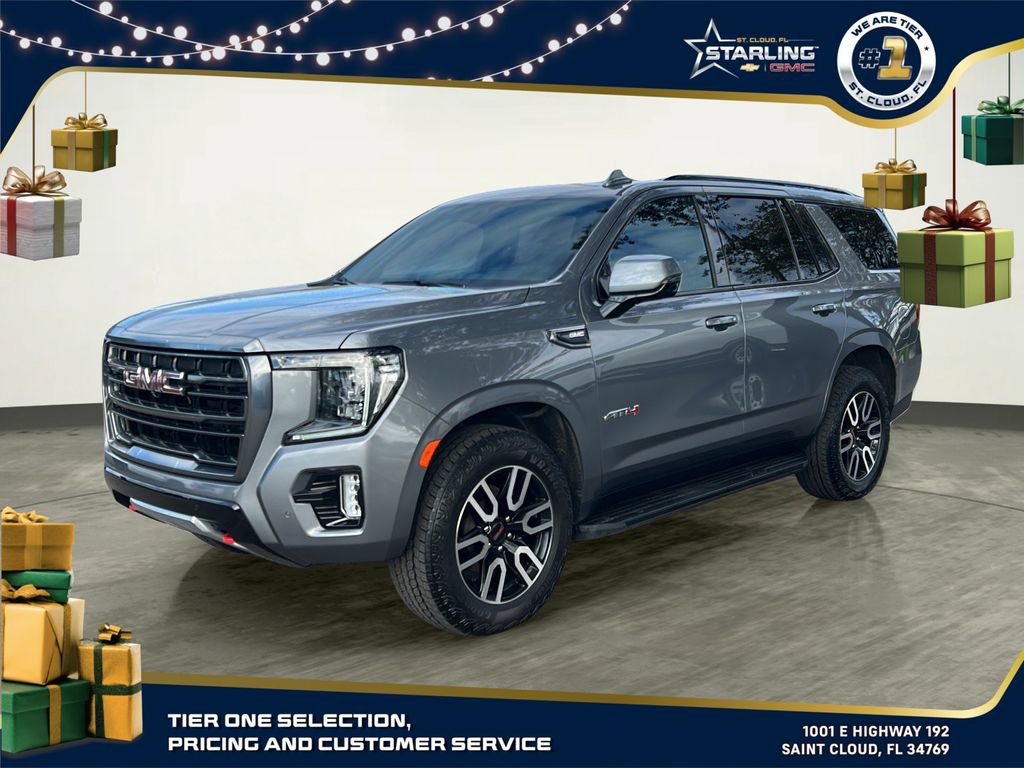 Certified 2021 GMC Yukon AT4 w/ Rear Media and Nav Package