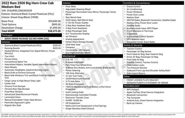 Used 2022 RAM 2500 Big Horn image 6