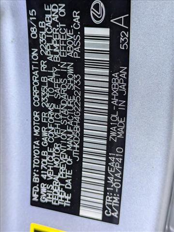 Used 2016 Lexus CT 200h image 23