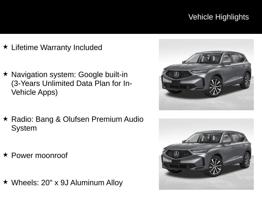 New 2026 Acura MDX w/ Technology Package image 2