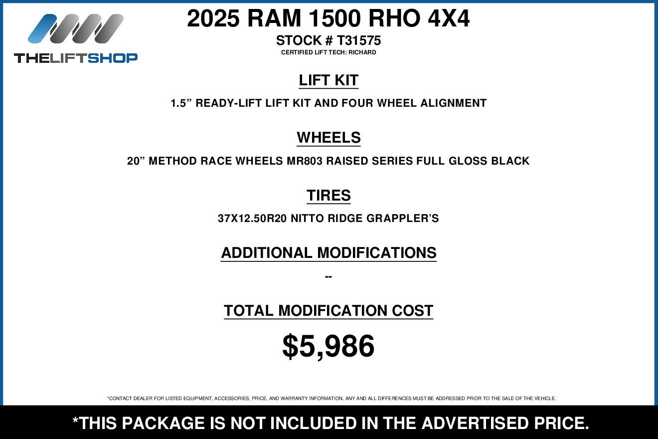 Used 2025 RAM 1500 RHO w/ RHO Level 1 Equipment Group video 2