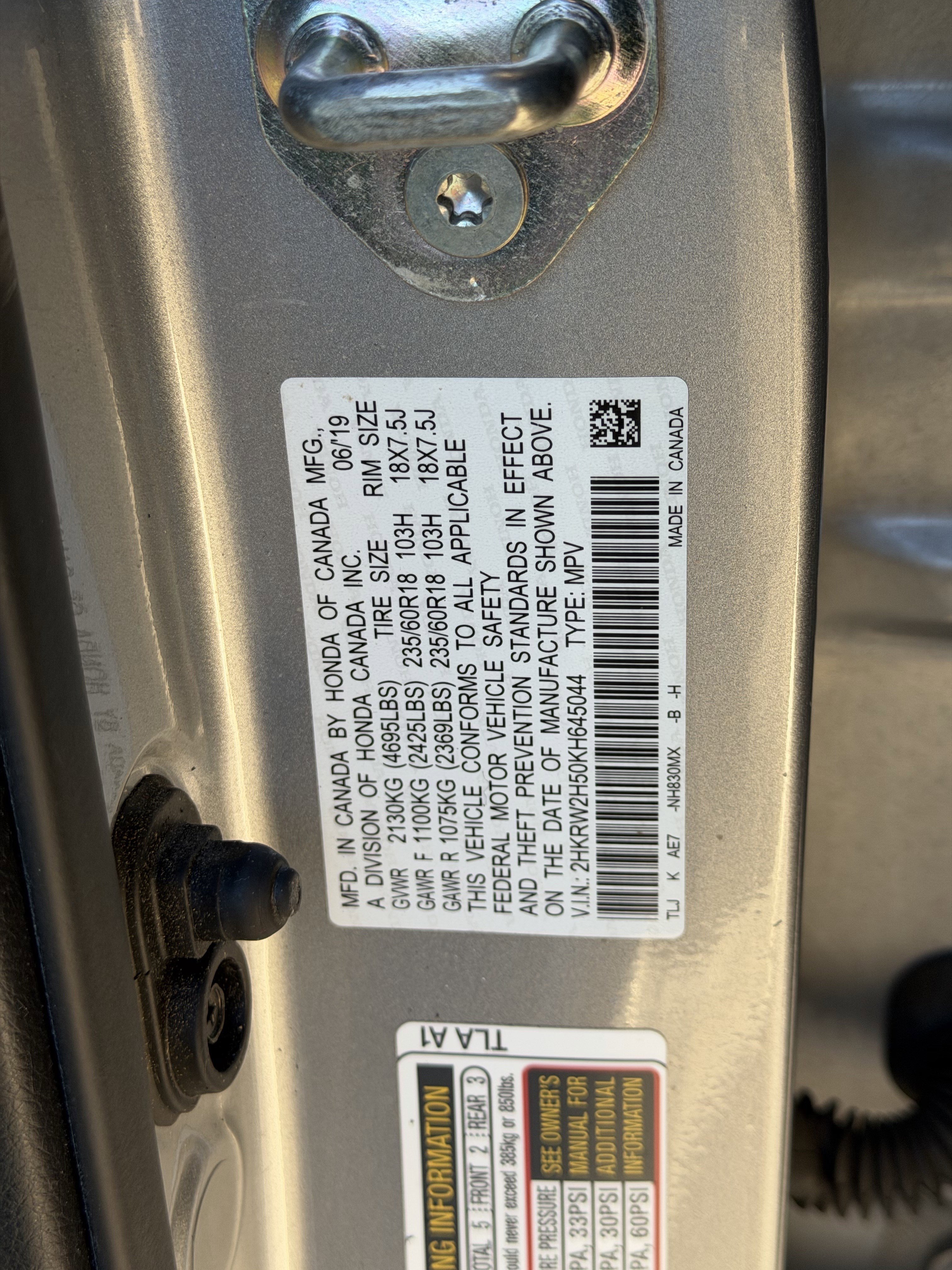 Certified 2019 Honda CR-V EX image 24