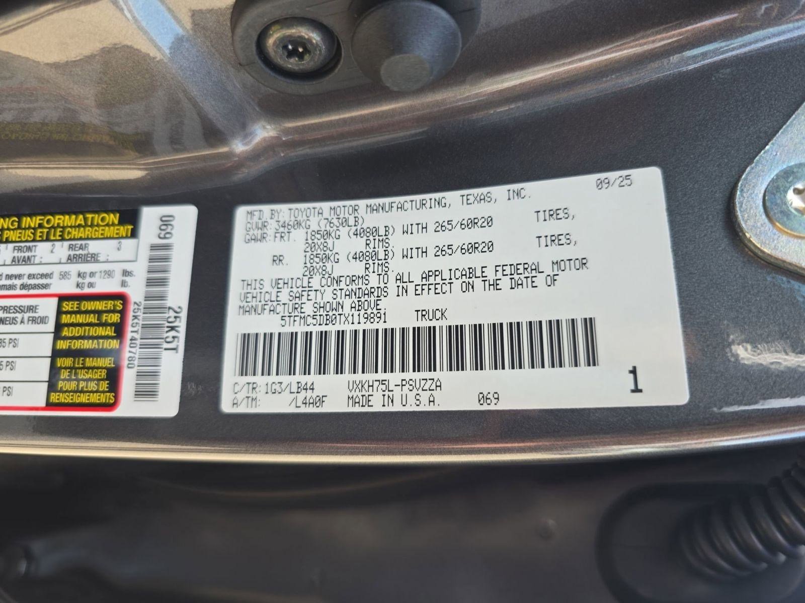 New 2026 Toyota Tundra 1794 Edition image 20