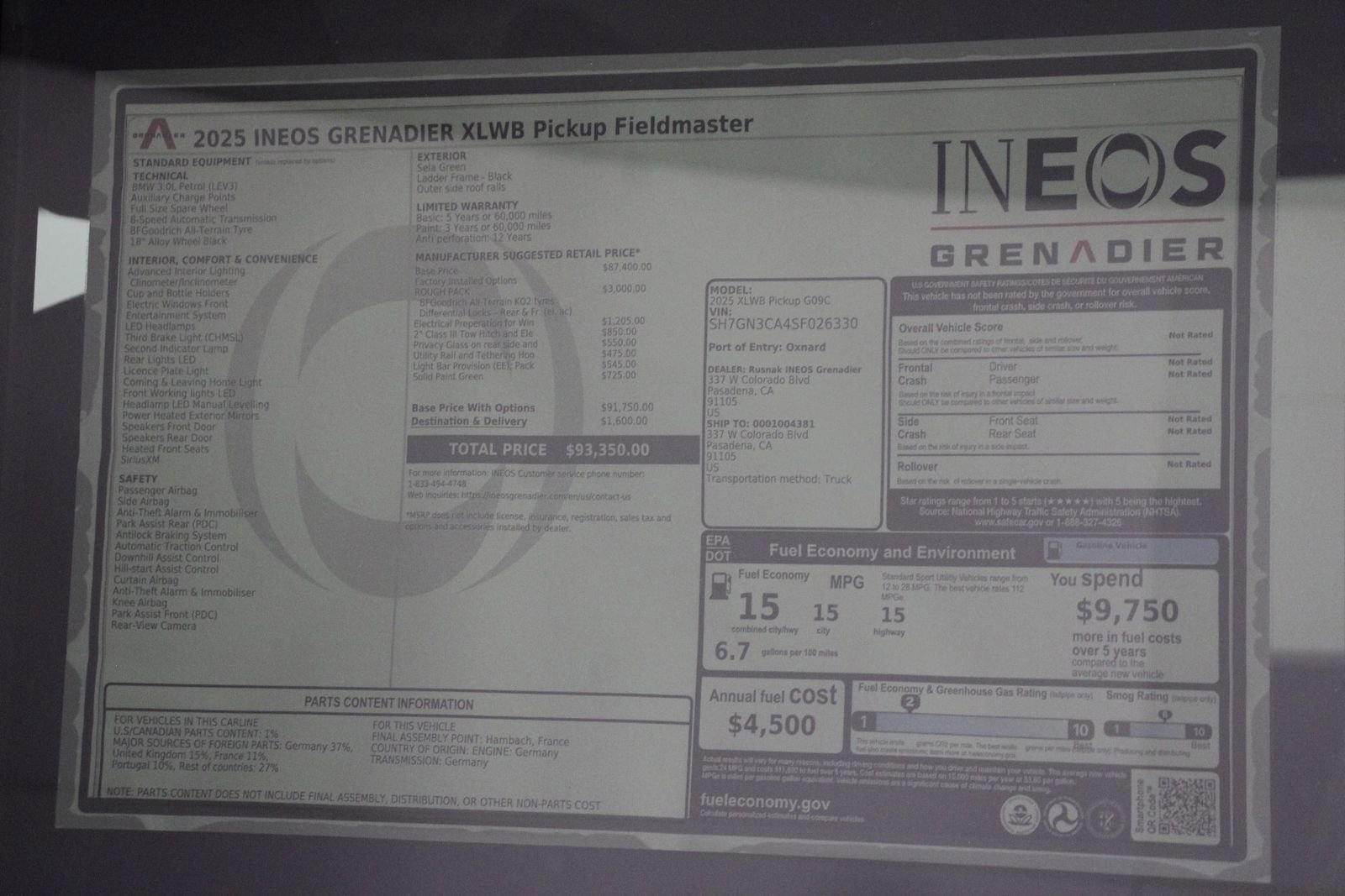 New 2025 INEOS Grenadier Fieldmaster Edition image 22