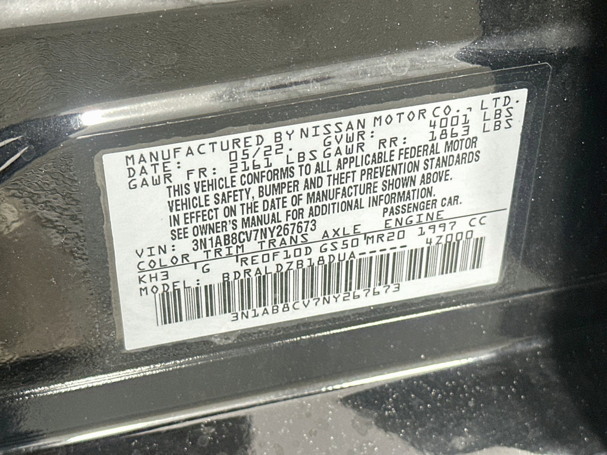 Used 2022 Nissan Sentra SV FWD image 12
