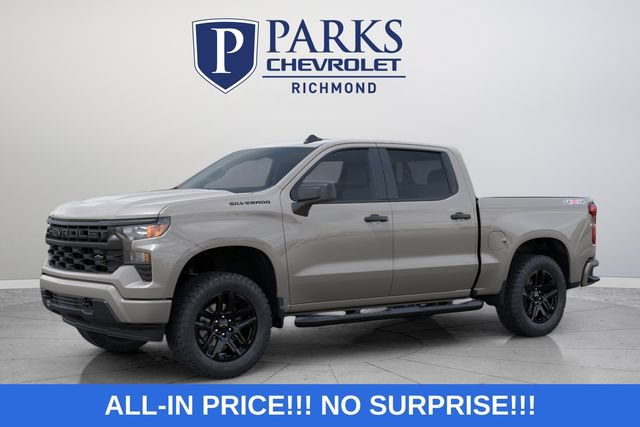 New 2026 Chevrolet Silverado 1500 Custom w/ Turbomax Blackout Package AWD/4WD image 5