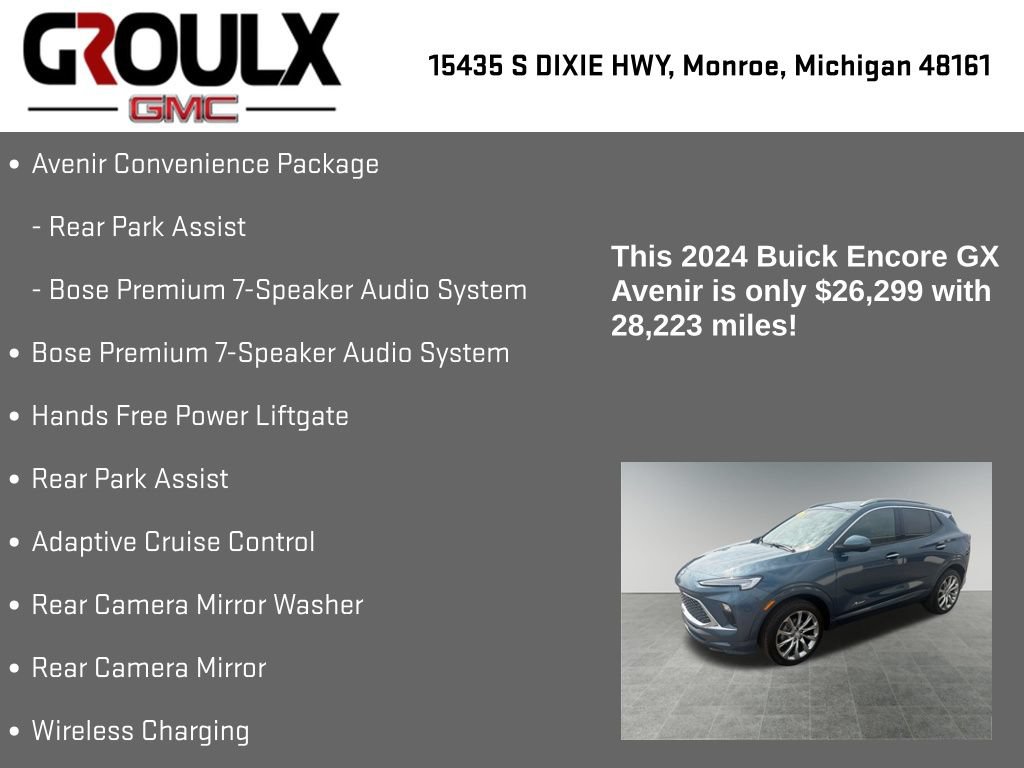 Used 2024 Buick Encore GX Avenir w/ Avenir Technology Package AWD/4WD image 15