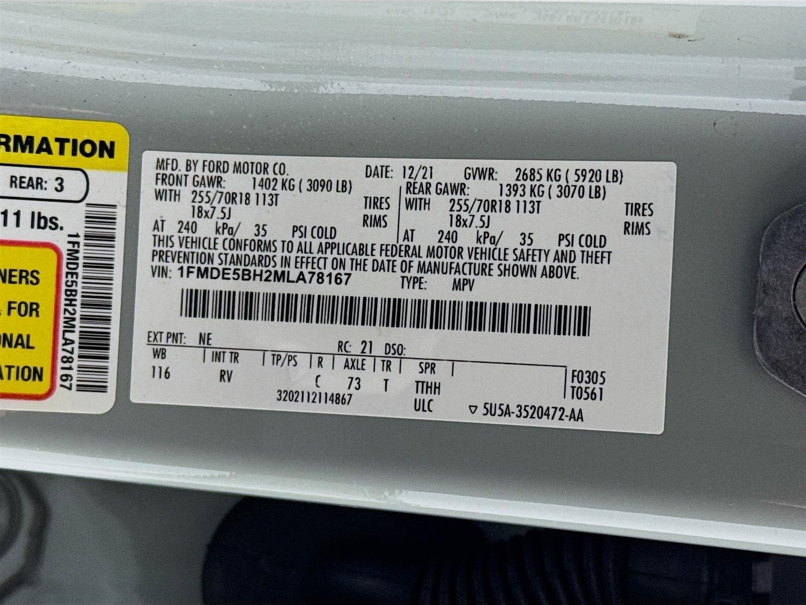 Used 2021 Ford Bronco Outer Banks image 32