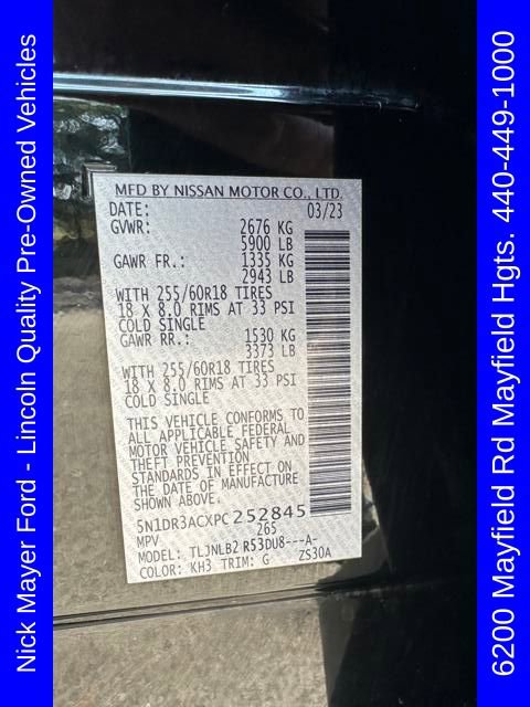 Used 2023 Nissan Pathfinder S w/ Cargo Package image 31