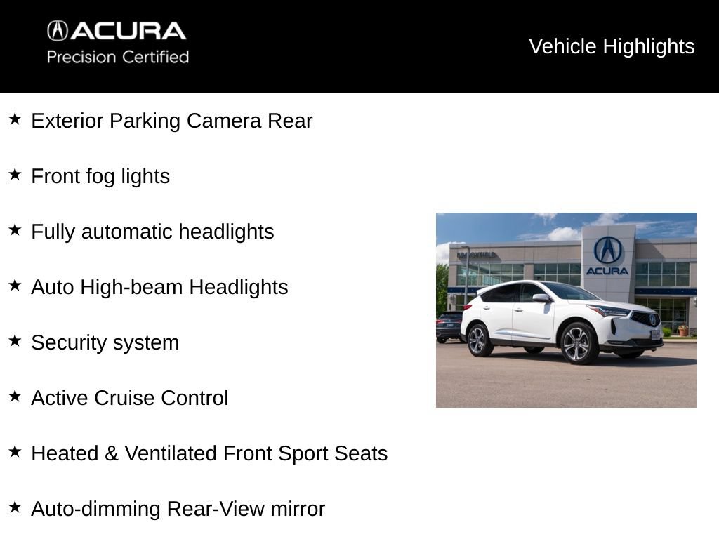 Certified 2024 Acura RDX SH-AWD w/ Advance Package image 17